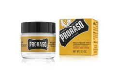 Proraso Wood & Spice Moustache Wax 15ml.