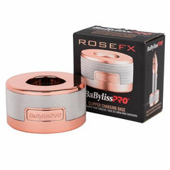 BabylissPRO Charging Base Clipper - Rose Gold.