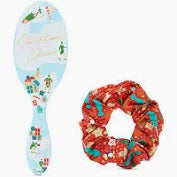 WetBrush Christmas Elf Detangler Scrunchie Kit