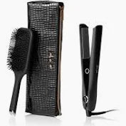 ghd Gold Hair Straightener Gift Set with Bag and Paddle Brush