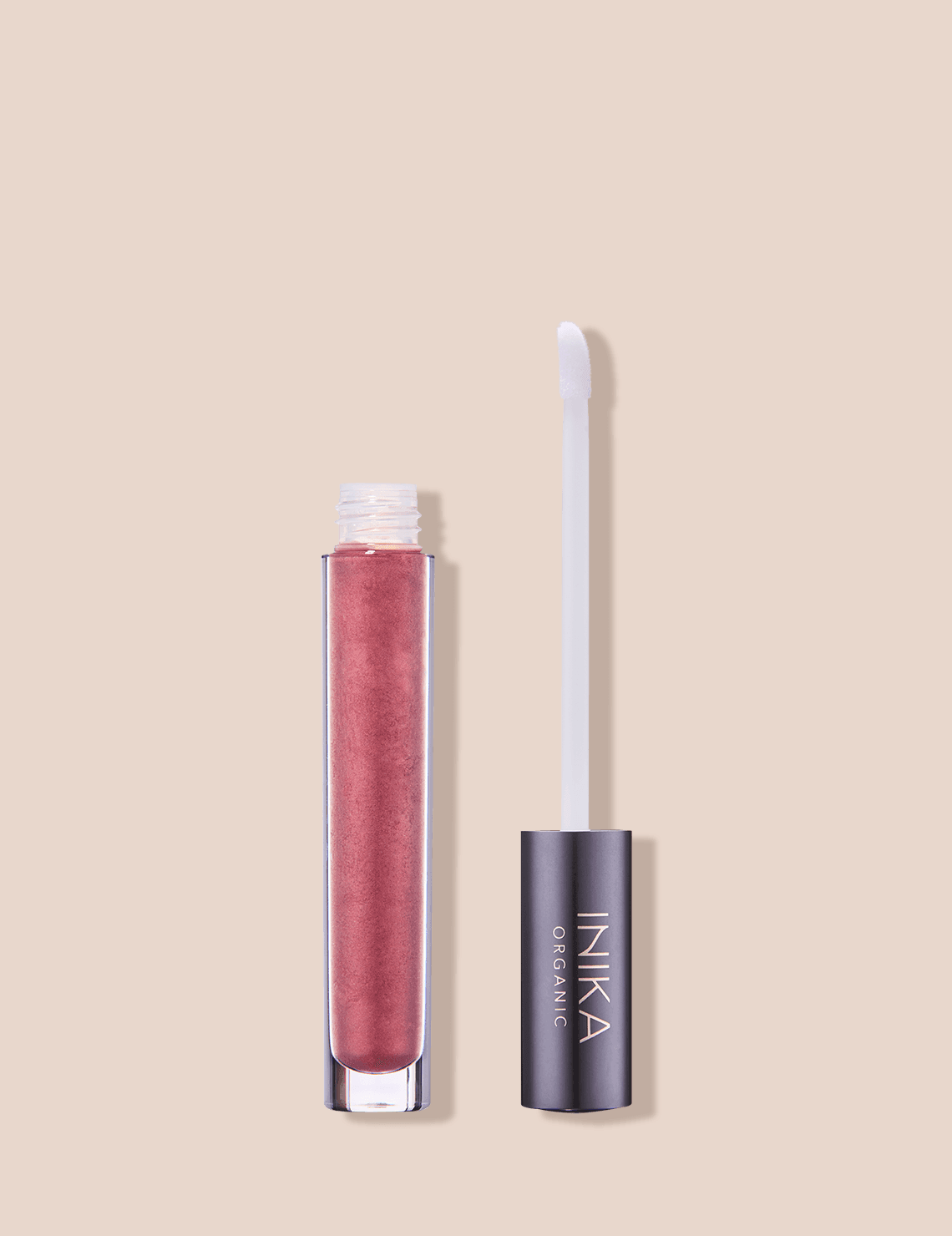 INIKA Organic Lip Glaze Rosewood 5ml.
