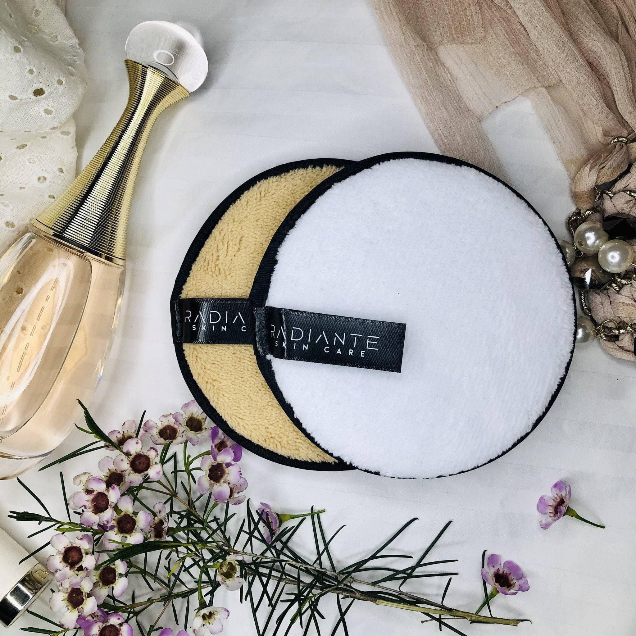 Radiante Skin Care Reusable Face Cleansing Pad- Light/ No Make up