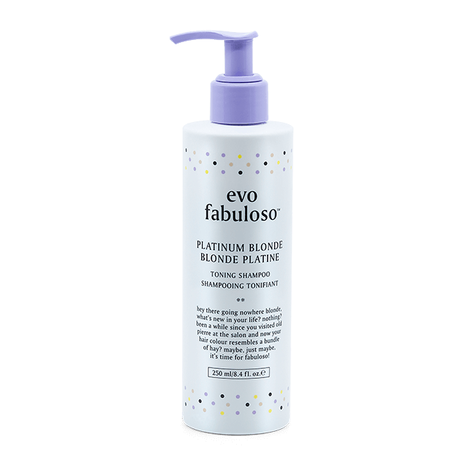 Evo Fabuloso Platinum Blonde Toning Shampoo 250ml