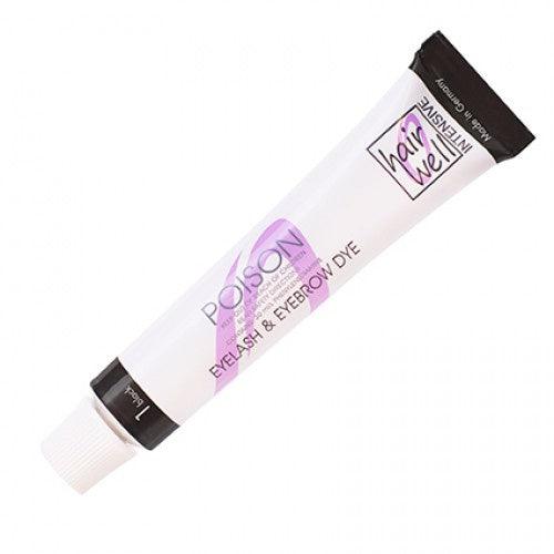 Hairwell Eyelash and Eyebrow Tint Black 20ml