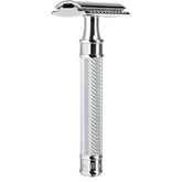 Muhle Traditional R89 Safety Razor Closed Comb Grande Chrome Plated Metal 41mm by 107mm