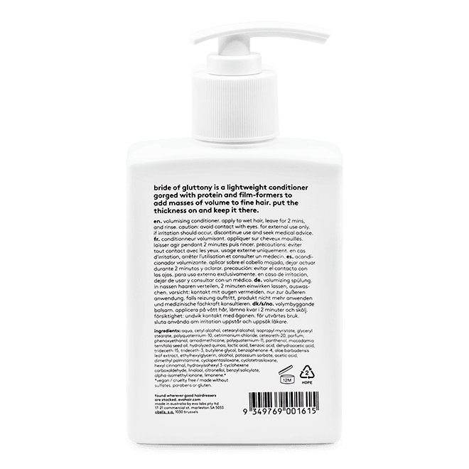 Evo Bride of Gluttony Volumising Conditioner 300ml