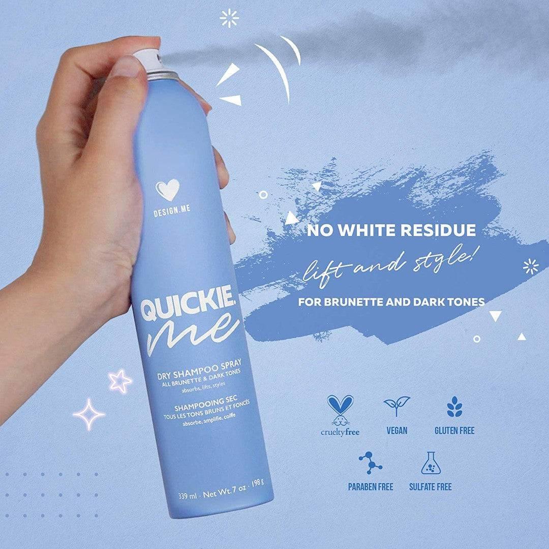 Design Me Quickie Me Dry Shampoo Brunette & Darker Tones 339ml