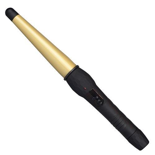 Silver Bullet Fastlane Large Ceramic Conical Curling Iron Gold 19mm to 32mm