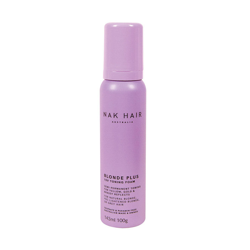 NAK Hair Blonde Plus 10V Toning Foam 100ml