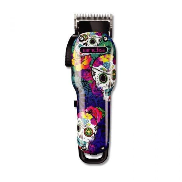 Andis Us Pro Li Cordless Clipper Sugar Skull Design.