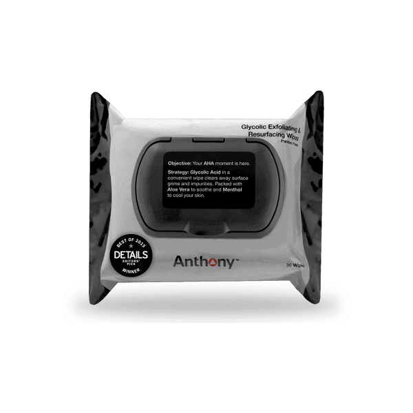 Anthony Logistics Glycolic Exfoliating and Resurfacing Wipes 30 Pack