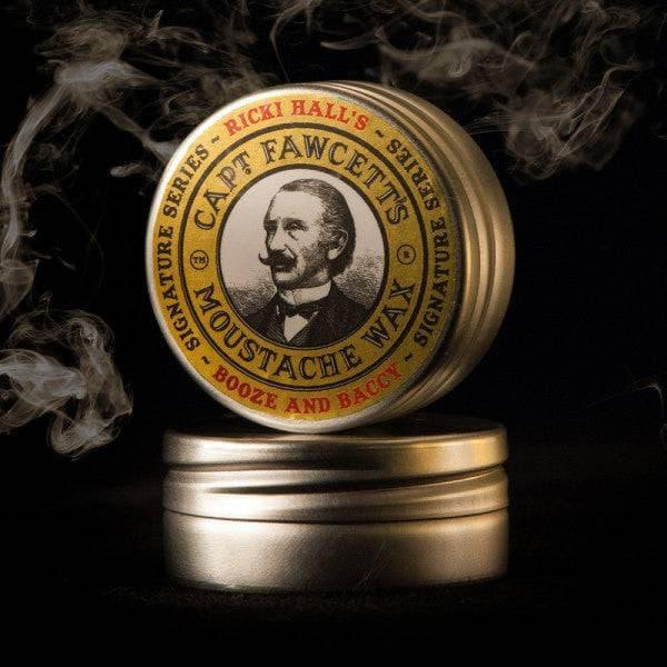 Captain Fawcett Ricki Hall Booze and Baccy Moustache Wax 15ml