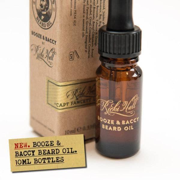 Captain Fawcett Ricki Hall Booze and Baccy Beard Oil 10ml