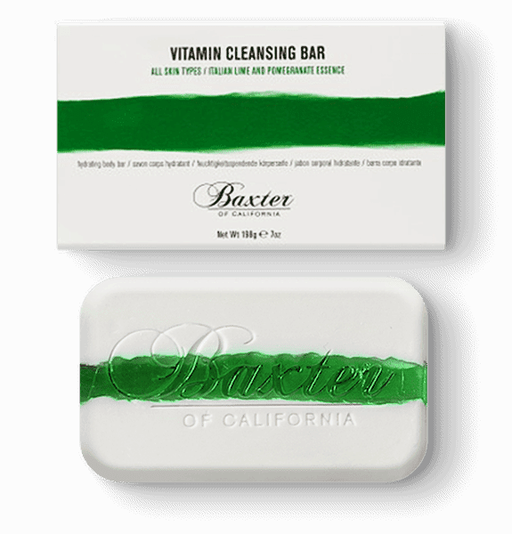 Baxter of California Vitamin Cleansing Bar Italian Lime and Pomegranate 198g