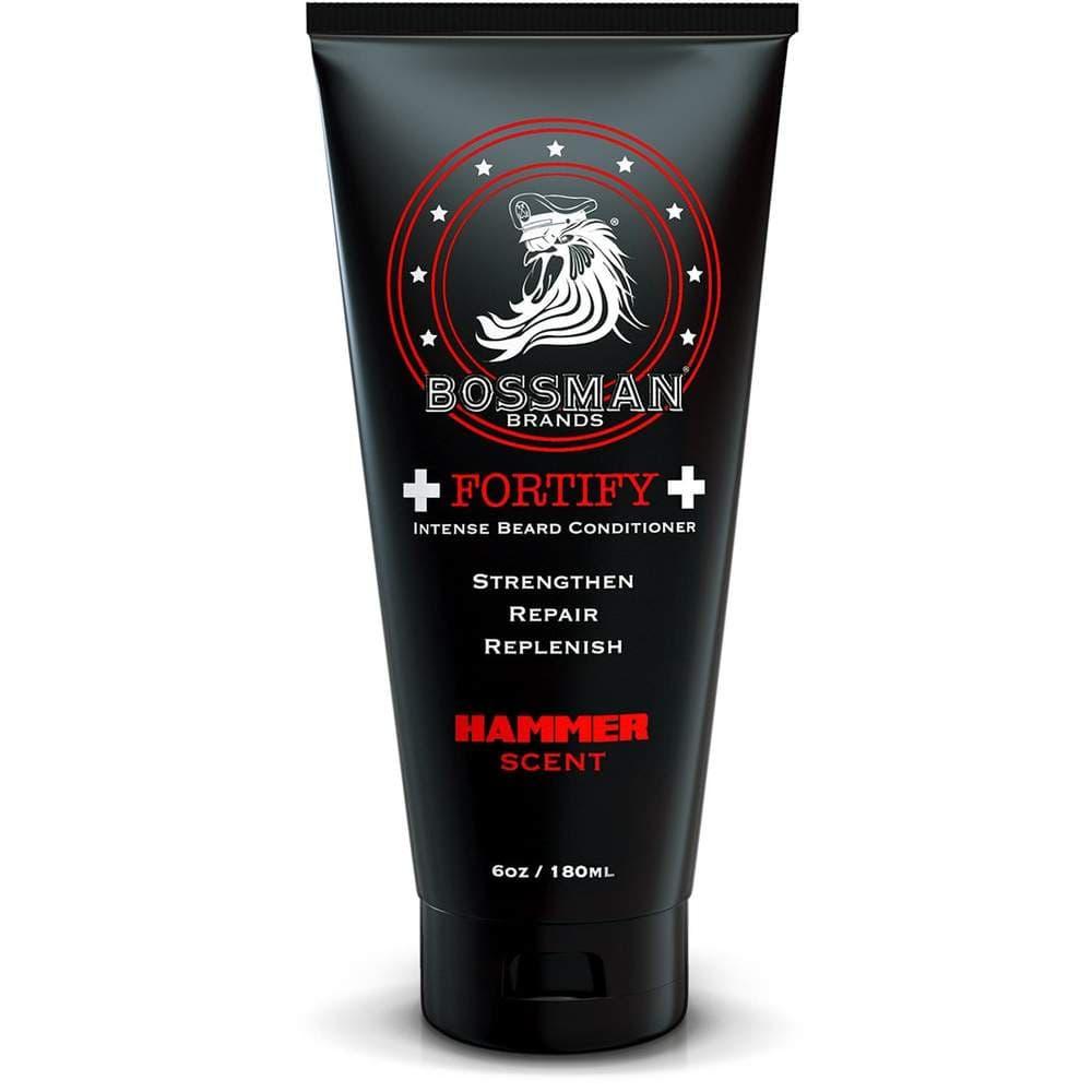 Bossman Fortify Intense Beard Conditioner Hammer Red 4 oz