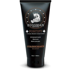 Bossman Fortify Intense Beard Conditioner Stage Coach Orange 4 oz
