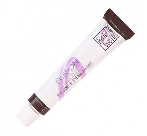 Hairwell Eyelash and Eyebrow Tint Brown 20ml