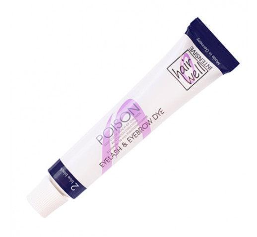 Hairwell Eyelash and Eyebrow Tint Blue Black 20ml