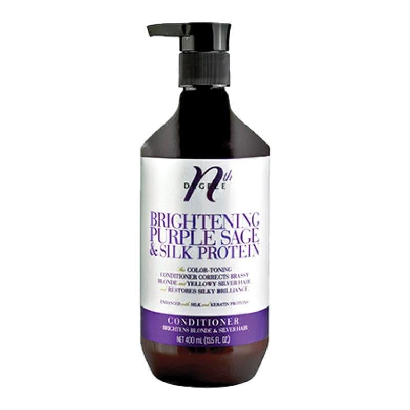Nth Degree Brightening Purple Sage and Silk Protein Blonde Conditioner 400ml