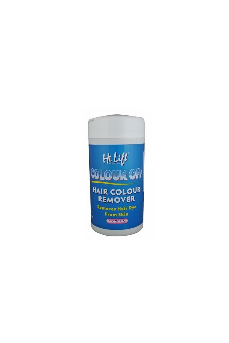Hi Lift Colour Off Wipes Tub 100 Wipes