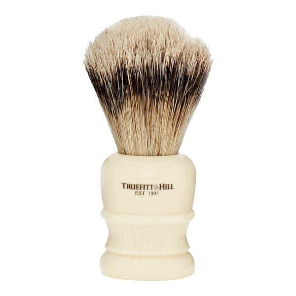 Truefitt & Hill Tube Traveller Super Badger Shaving Brush – Ivory