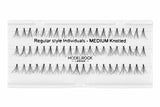 Model Rock Individual Regular Style Lashes Medium Knotted Pack 5