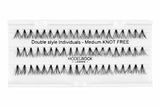 Model Rock Individual Double Style Lashes Medium Knot Free Pack 5
