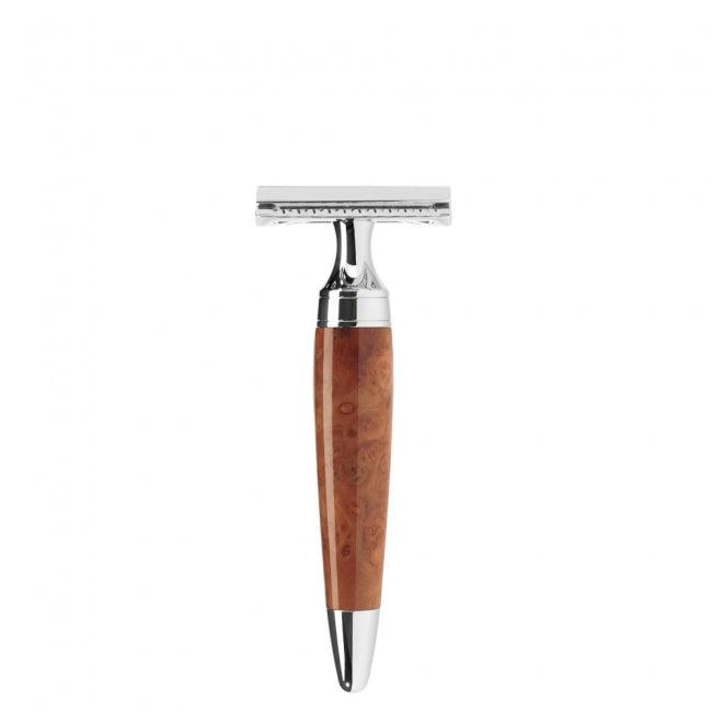 Muhle Stylo R71 SR Closed Comb Safety Razor – Thuja Grain Wood
