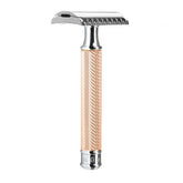 Muhle Traditional R41 Safety Razor Open Comb Rose Gold Plated Metal 43mm by 94mm