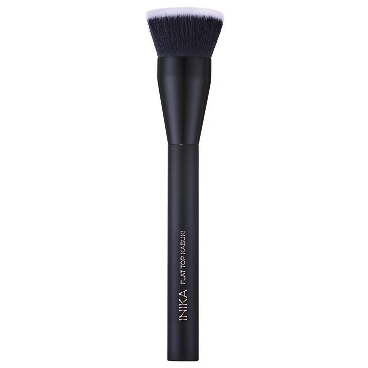 INIKA Vegan Flat Top Kabuki Brush.