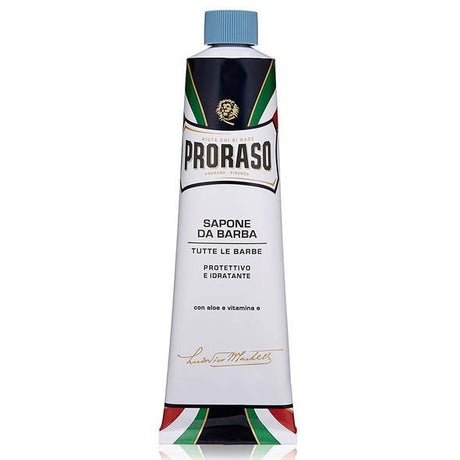 Proraso Shaving Cream Tube Protect Aloe & Vitamin E (Blue) 150ml