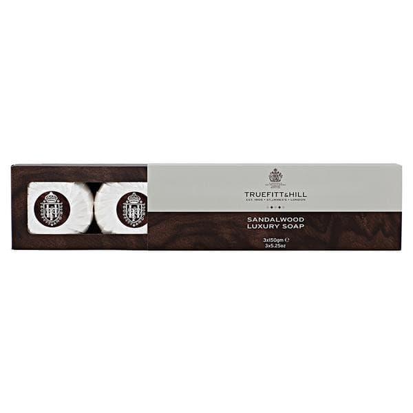 Truefitt and Hill Sandalwood Luxury Triple Soap- 3 x 150g