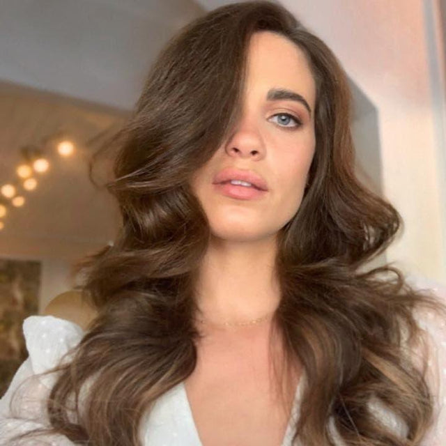 Showpony 20" Weft Human Hair Extensions (No Clips) Mid Brown