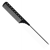YS Park 122 Black Long Pin Tail Comb