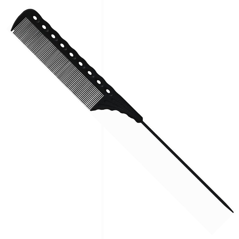 YS Park 122 Black Long Pin Tail Comb