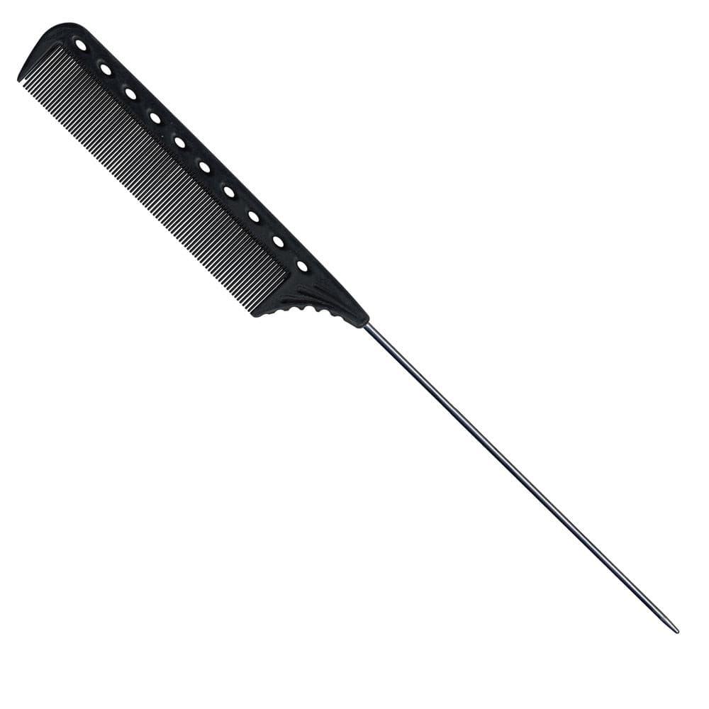 YS Park 132 Black Fine Long Pin Tail Comb