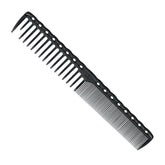 YS Park 332 Black Wide Fine Tooth Cutting Comb