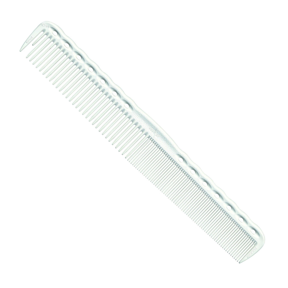 YS Park 334 Basic Cutting Comb with grip White
