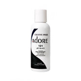 Adore Semi Permanent Hair Color 121 Jet Black 118ml