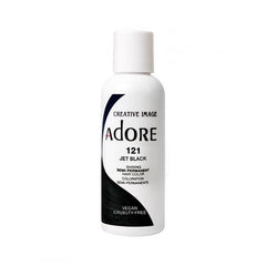Adore Semi Permanent Hair Color 121 Jet Black 118ml