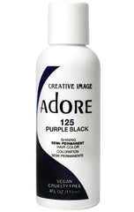 Adore Semi Permanent Hair Color 125 Purple Black 118ml