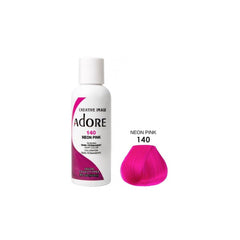 Adore Semi Permanent Hair Color 140 Neon Pink 118ml