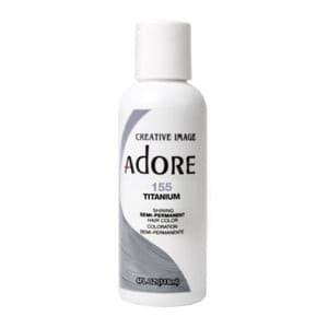 Adore Semi Permanent Hair Color 155 Titanium 118ml