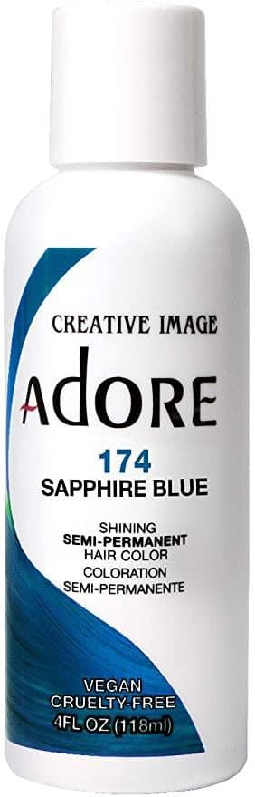 Adore Semi Permanent Hair Color 174 Sapphire Blue 118ml
