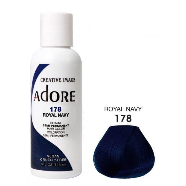 Adore Semi Permanent Hair Color 178 Royal Navy 118ml