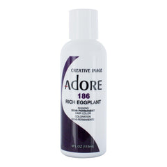 Adore Semi-Permanent Hair Color 186 Rich Eggplant 118ml
