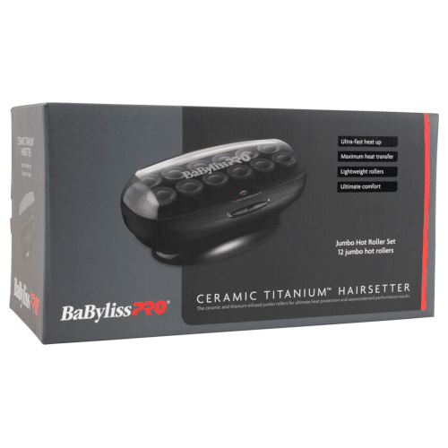 BaBylissPRO Professional Jumbo Roller Hairsetter 12 pc