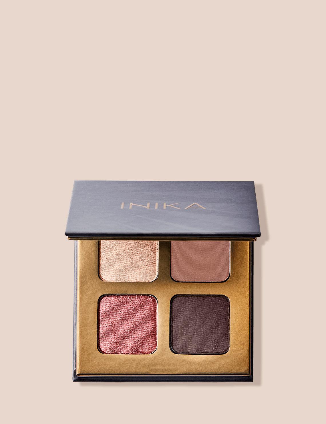 INIKA Organic Quad Eyeshadow Palette Flowers 8g.