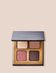 INIKA Organic Quad Eyeshadow Palette Flowers 8g.
