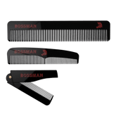 Bossman Set of 3 Acetate Beard Mustache Hair Combs